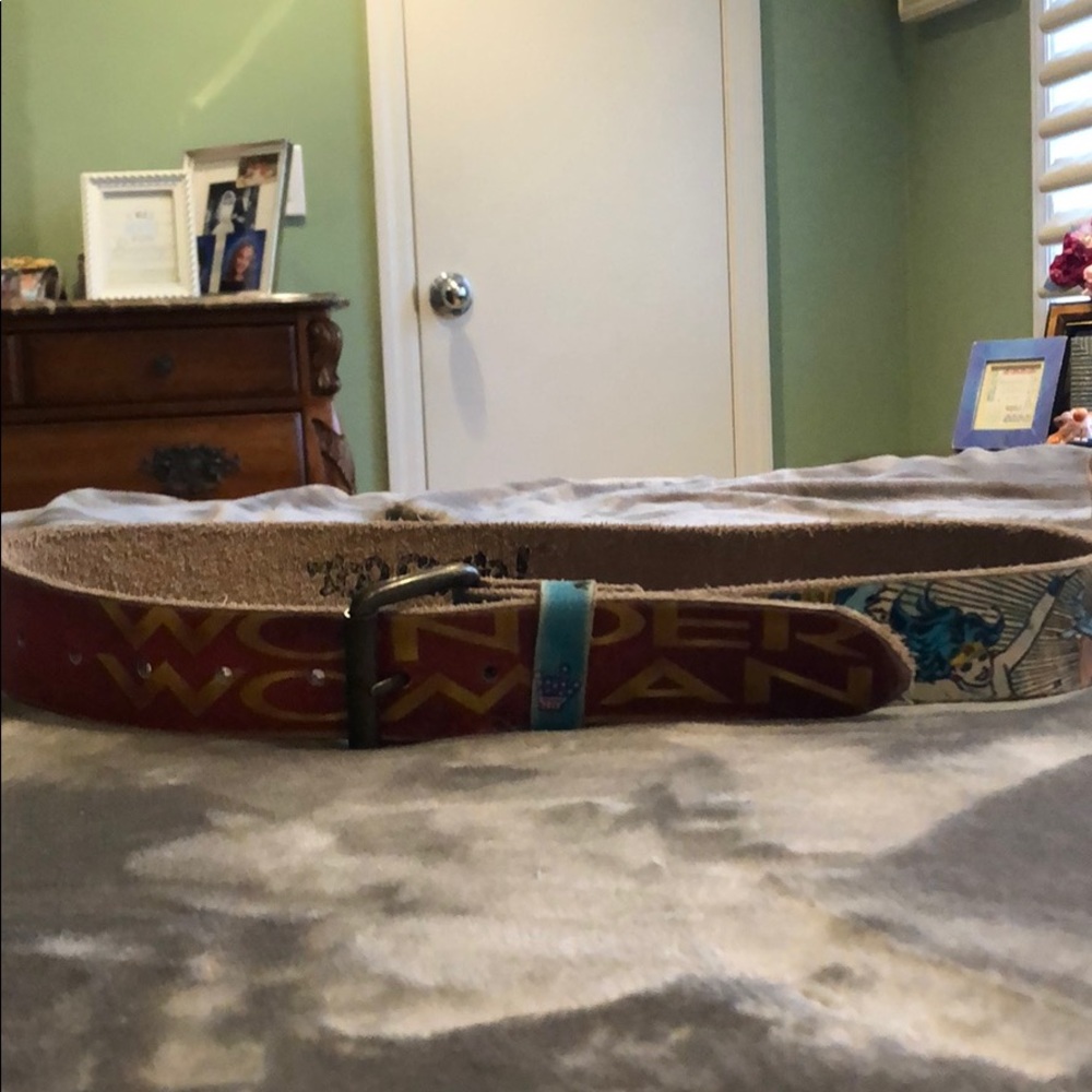Authentic Wonder Woman Leather Belt